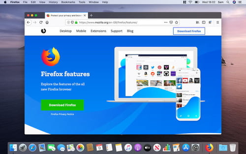 Firefox browser for imac